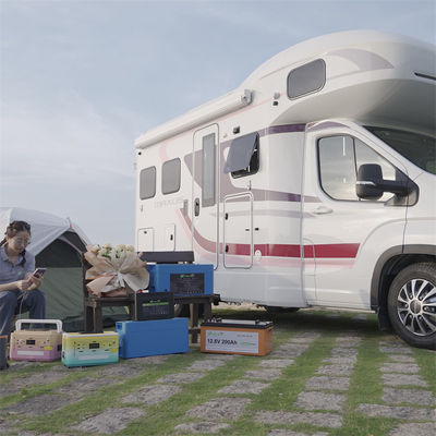 Батарея цикла Agm батареи перезаряжаемые BMS солнечная 12.8V 12v 200ah RV LiFePO4 трейлера глубокая